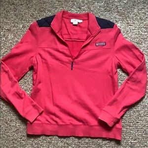 Vineyard Vines Red Quilted Shep Shirt
